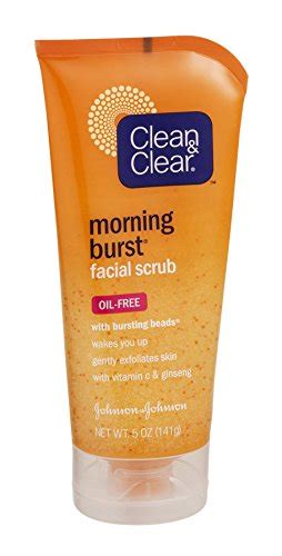 Clean And Clear Morning Burst Facial Scrub Oil Free 5 Oz