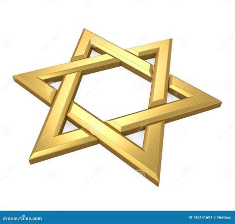 Star Of David Isolated Stock Illustration Illustration Of Hebrew