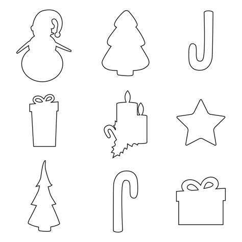 6 Best Printable Christmas Shapes To Cut Out