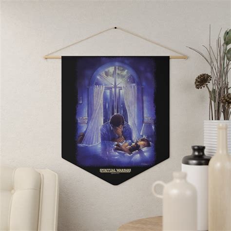 Spiritual Warfare By Ron Dicianni Black Indoor Pennant The Official