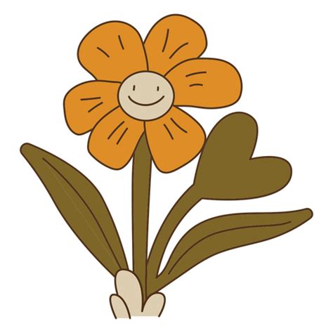 Flower Cartoon Smiling Png And Svg Design For T Shirts
