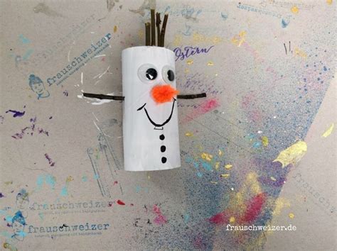 Kostenlose lieferung für viele artikel! Klorollen DIY für Kindergartenkinder: Olaf, der Schneemann ...