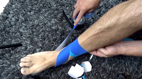 High Ankle Sprain Kinesio Taping Northern Soul Channel Youtube