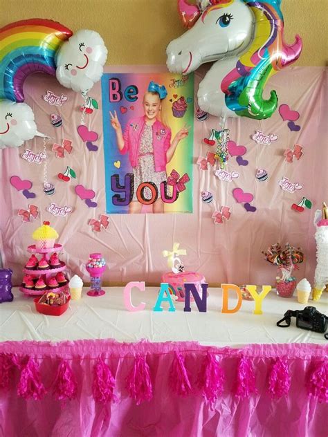 Jojo Siwa Birthday Party Kid In A Candy Store Inspired Jojo Siwa