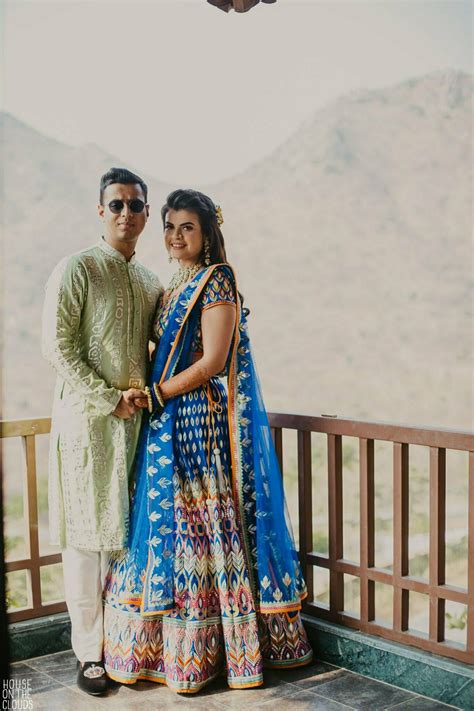 Bride And Groom Potrait Photography For Destination Indian Wedding