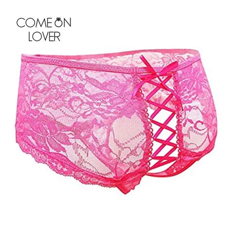 Comeonlover Sheer Mesh Panties Crotchless Women Underwear For Women Wholesale Ouvert Lingerie