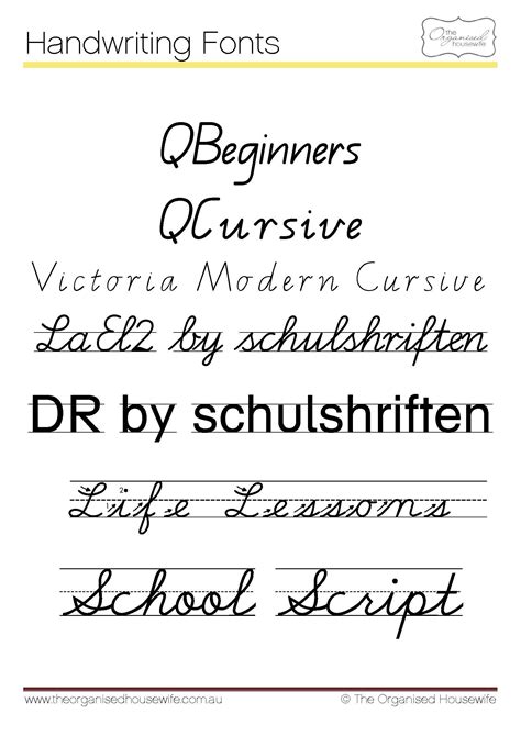 Tracing Fonts For Teachers