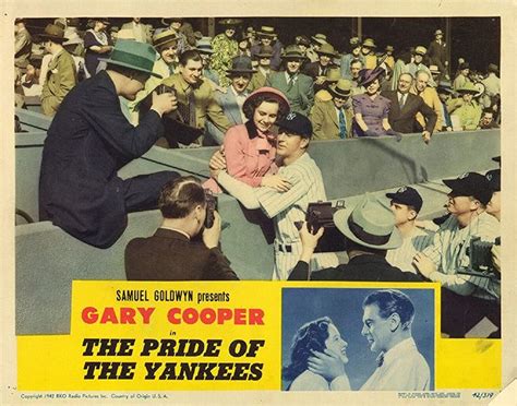 The Pride Of The Yankees 1942 In 2022 Samuel Goldwyn Yankees Pride