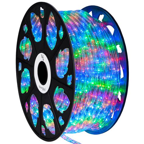 Led Rope Lights 150 Multicolor Led Rope Light Commercial Spool 120 Volt