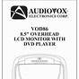 Audiovox D1708 Manual