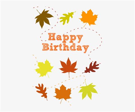 Image Library Download Happy Birthday Fall Theme Happy Birthday