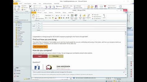 Create Outlook Template From Word File Youtube