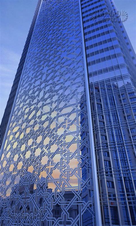 Exterior Design With Islamic Geometric Patterns On Behance Facade