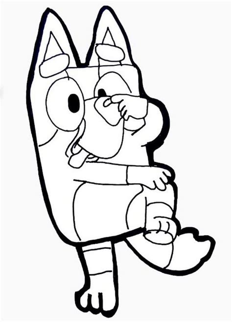 View Bluey Coloring Pages Background Color Pages Collection
