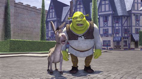 Shrek With Donkey In House Background Hd Shrek Wallpapers Hd