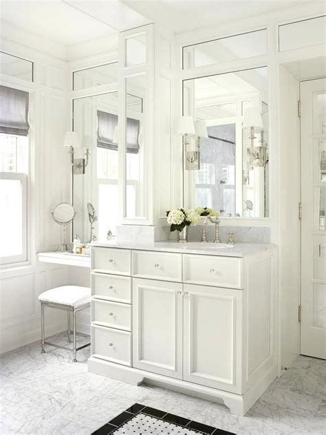 15+ amazing bathroom vanity ideas » jessica paster. Image result for single sink vanity with makeup area ...