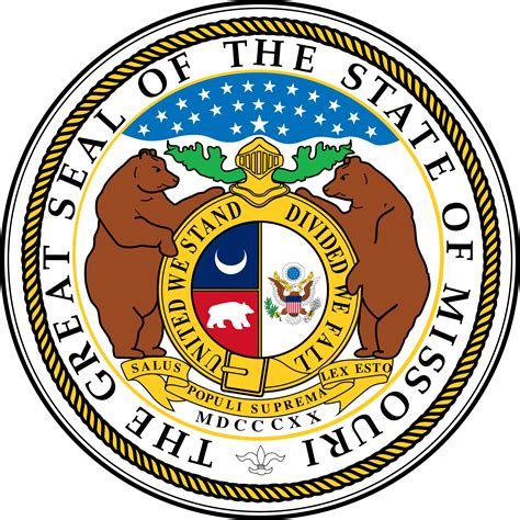 Missouri State Seal Png And Svg Vector Freebie Supply