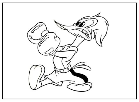 Desenho Do Pica Pau Para Imprimir