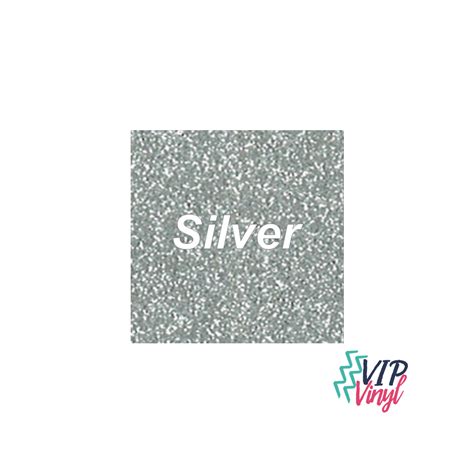 Silver Glitter Htv 12 X 12 Stahls Cad Cut Glitter Flake Heat