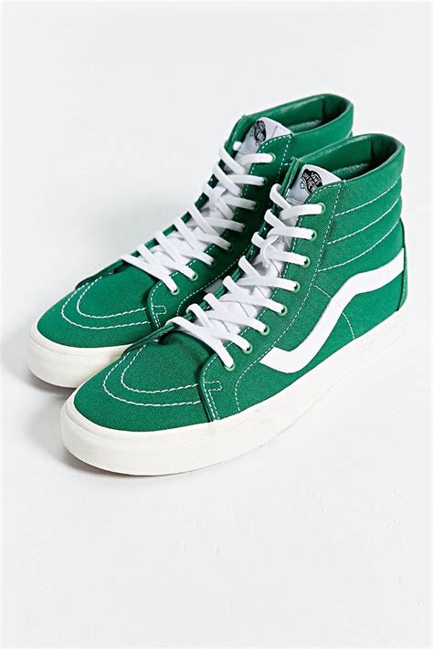 Lyst Vans Sk8 Hi Reissue Canvas Sneaker In Green For Men