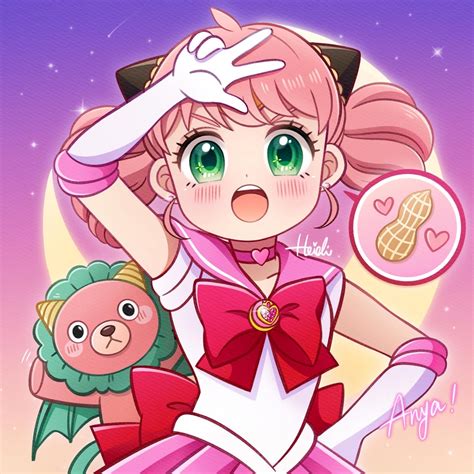 Anya Chibi Usa And Sailor Chibi Moon Bishoujo Senshi Sailor Moon And