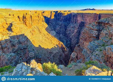 Amazing Natural Geological Formation End Part Grand Canyon In Arizona