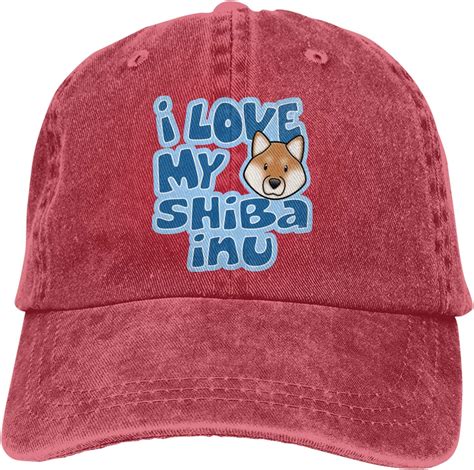 Sdflls I Love My Shiba Inu Fashion Cowboy Hats For Men And