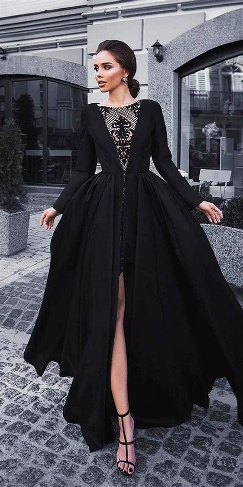 24 Black Wedding Dresses With Edgy Elegance Ball Dresses Black