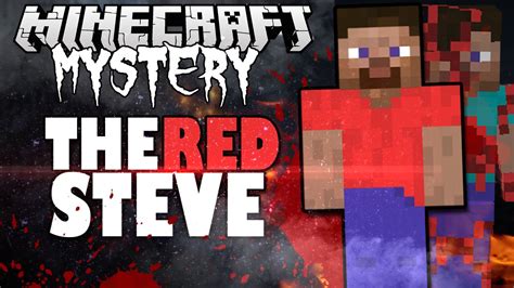 The Red Steve Minecraft Mystery Ita Youtube