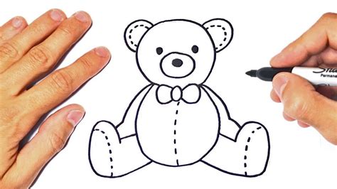 How To Draw A Teddy Bear Step By Step Drawings Tutorials