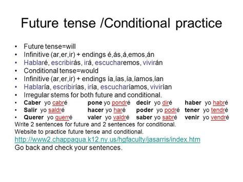 Future Tense Verbs Irregular Future Tense Future Tense Verbs Tenses