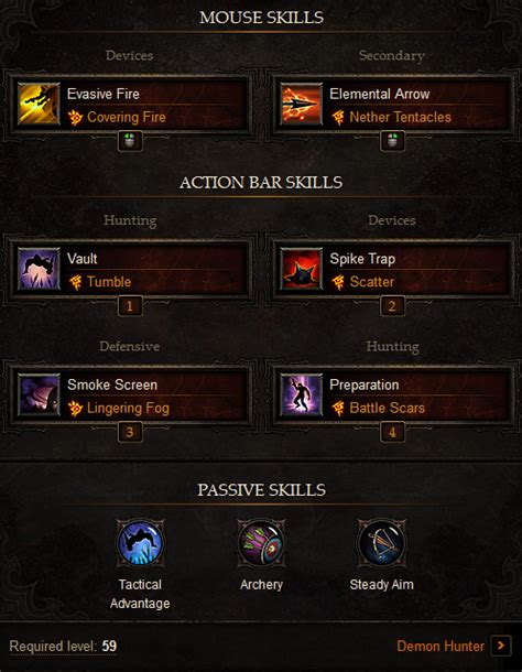The Best Diablo 3 Demon Hunter Skill Trees Builds For Highest Dps And