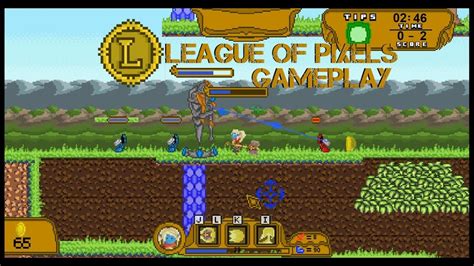 League Of Pixels Gameplay 2d Moba Youtube
