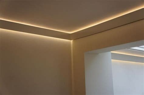 You can easily add some this golden yellow led strip lights bedroom features is a sunken in ceiling outlined. ceiling led strip lighting - Google Search | Ceiling light ...