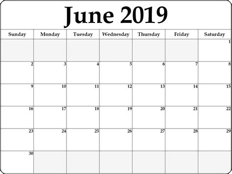 June 2019 Calendar With Holidays Stylish Design Calendar June June