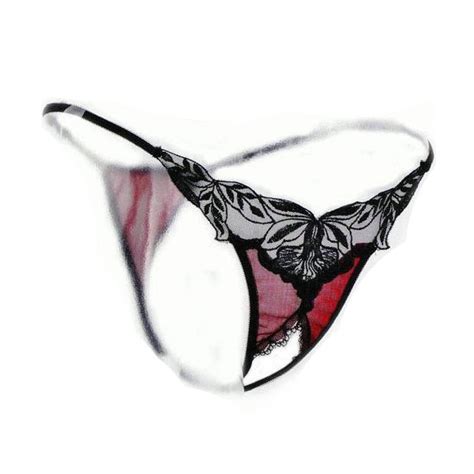 Wire Royal Embroidery Panty Sexy Low Waist Lace Embroidered T Thongt