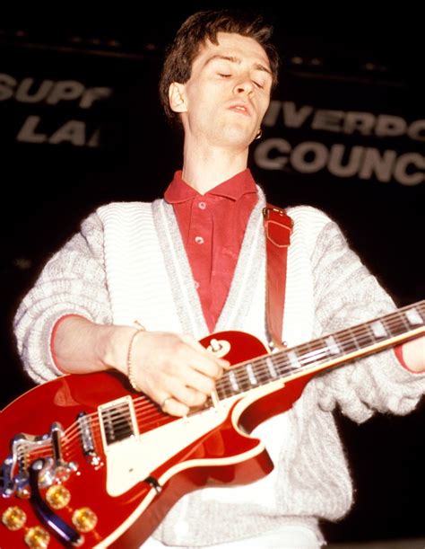 Johnny Marr Of The Smiths Playing Live Onstage With His Gibson Les Paul