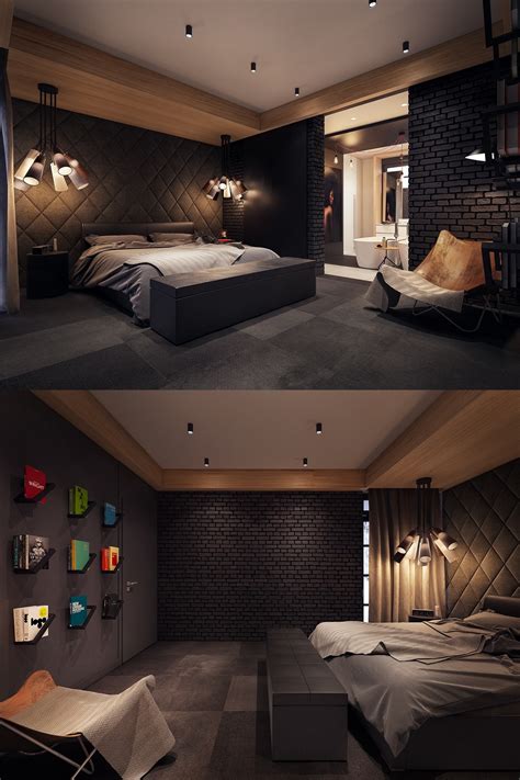 Dark Color Bedroom Decorating Ideas Shows A Luxury And Masculine Impression Roohome