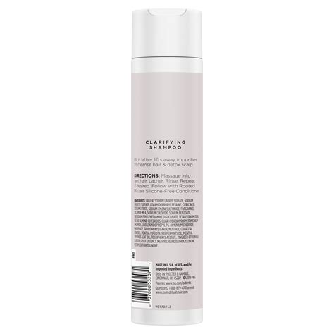 Rooted Rituals Ginger Root And Charcoal Clarifying Shampoo Fl Oz