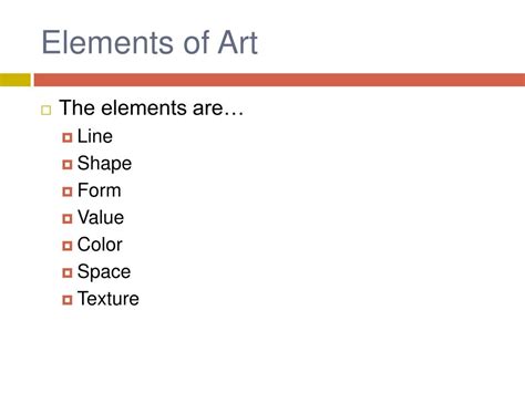 Ppt Elements Of Art Powerpoint Presentation Free Download Id1094243