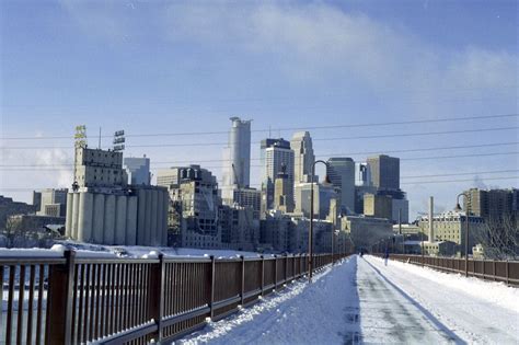 Minneapolis Winter The Minneapolis Skyline In Winter From Flickr