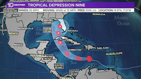 Tropical Depression Nine Expected To Strengthen In Caribbean