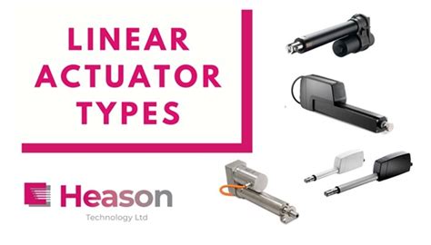 Types Of Linear Actuators Heason