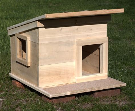 Outdoor Cedar Wood Cat House Shelter Catsplay Superstore