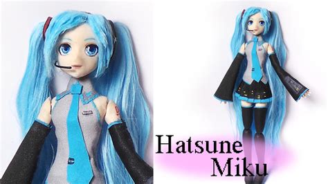 Hatsune Miku Inspired Doll Poseable Polymer Clay Tutorial Youtube