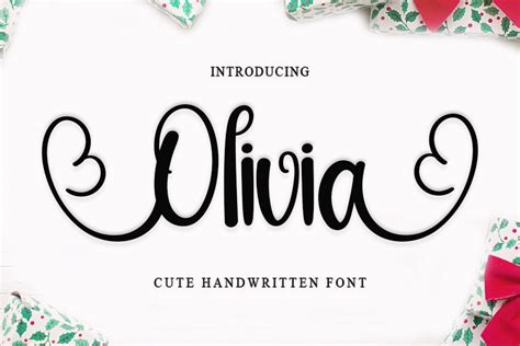 Olivia Font By One Design · Creative Fabrica