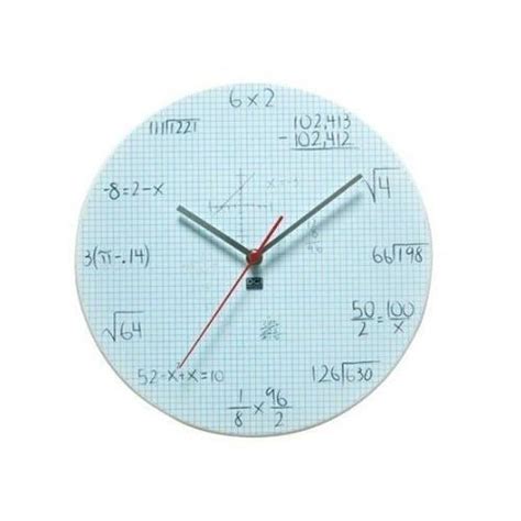 Dci Graph Paper Pop Quiz Wall Clock Math Clock Clock Fun Math