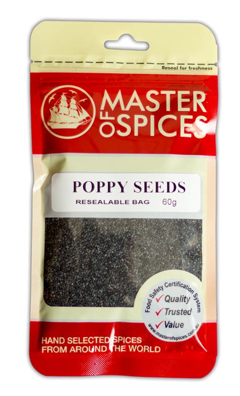 Master Of Spices Poppy Seeds 60g Three Brothers Fresh