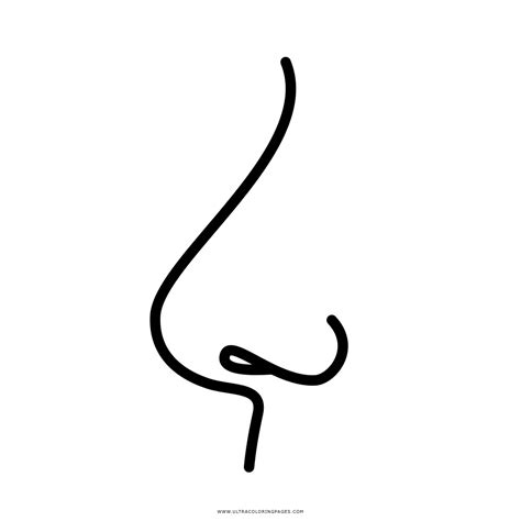 Nose Coloring Page