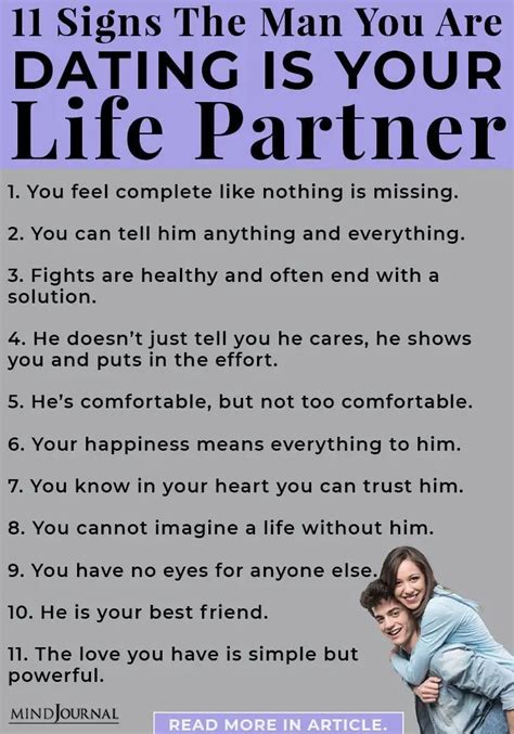 11 signs he is a partner for life life partners best relationship advice girlfriend quotes